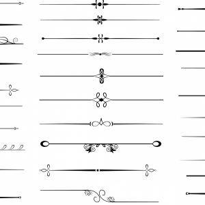 300x300 Hand Drawn Christmas Borders Vignettes And Dividers Vector Clipart