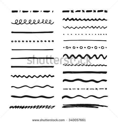 450x470 Marker Strokes Collection Set Of Vector Hand Drawn Brushes