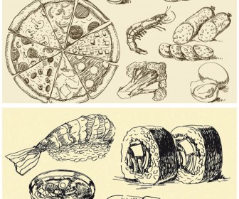 336x280 Hand Drawn Food Vector Free Stock Vector Art Illustrations