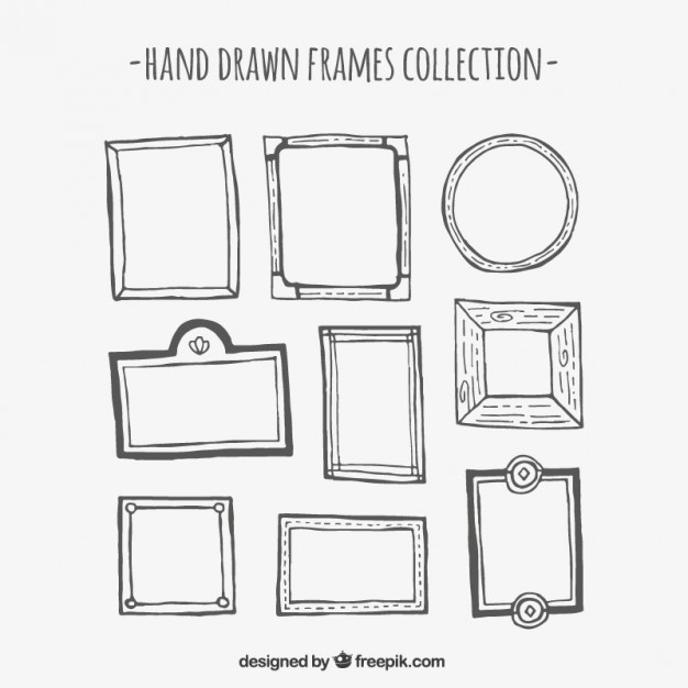 Hand Drawn Frame Collection Vector Free Download 626x626 Hand Drawn Frame Collection Vector Free Download