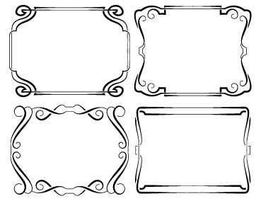 Set Of Simple Hand Drawn Frame Vectors Free Download 369x284 Set Of Simple Hand Drawn Frame Vectors Free Download