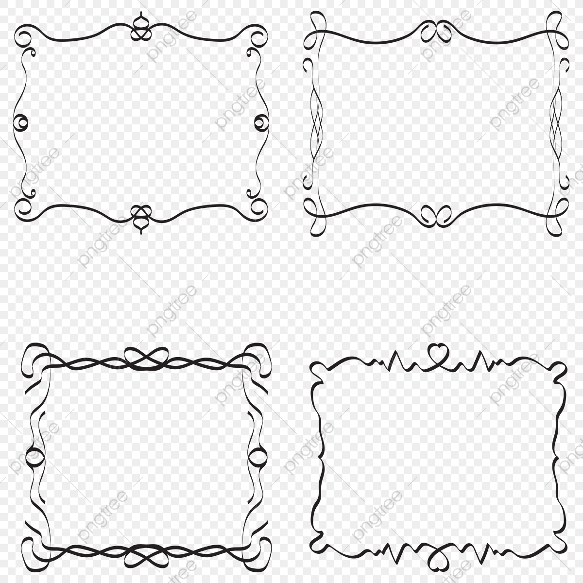 Simple Hand Drawn Frame Collection, Frame, Hand, Drawn Png 1200x1200 Simple Hand Drawn Frame Collection, Frame, Hand, Drawn Png
