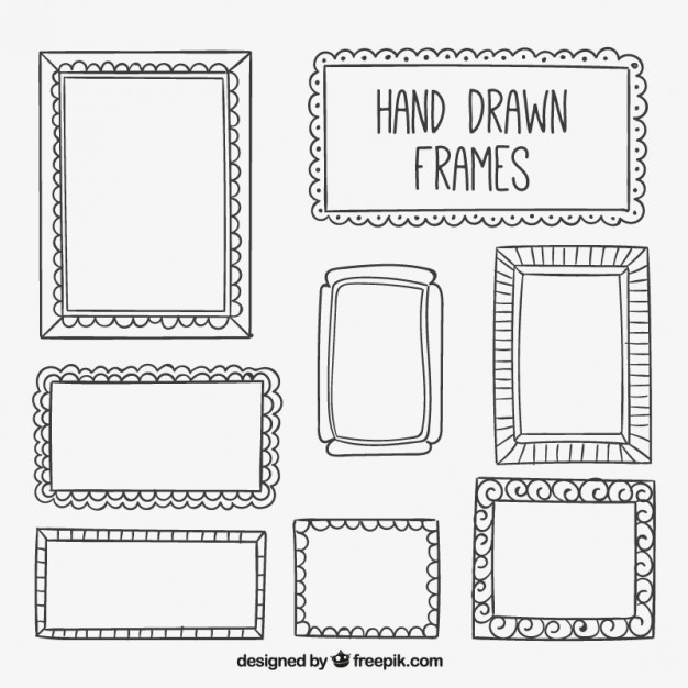 Collection Of Hand Drawn Frame Vector Free Download 626x626 Collection Of Hand Drawn Frame Vector Free Download