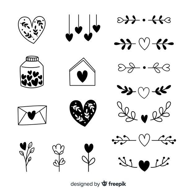 Hand Drawn Heart Collection Vector Free Download 626x626 Hand Drawn Heart Collection Vector Free Download