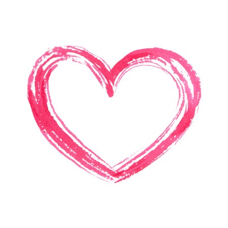 Isolated Hand Drawn Heart Vector Watercolor Romantic Background 450x450 Isolated Hand Drawn Heart Vector Watercolor Romantic Background