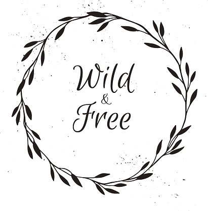 411x418 Hand Drawn Vector Vintage Decorative Laurel Wreath Premium Clipart