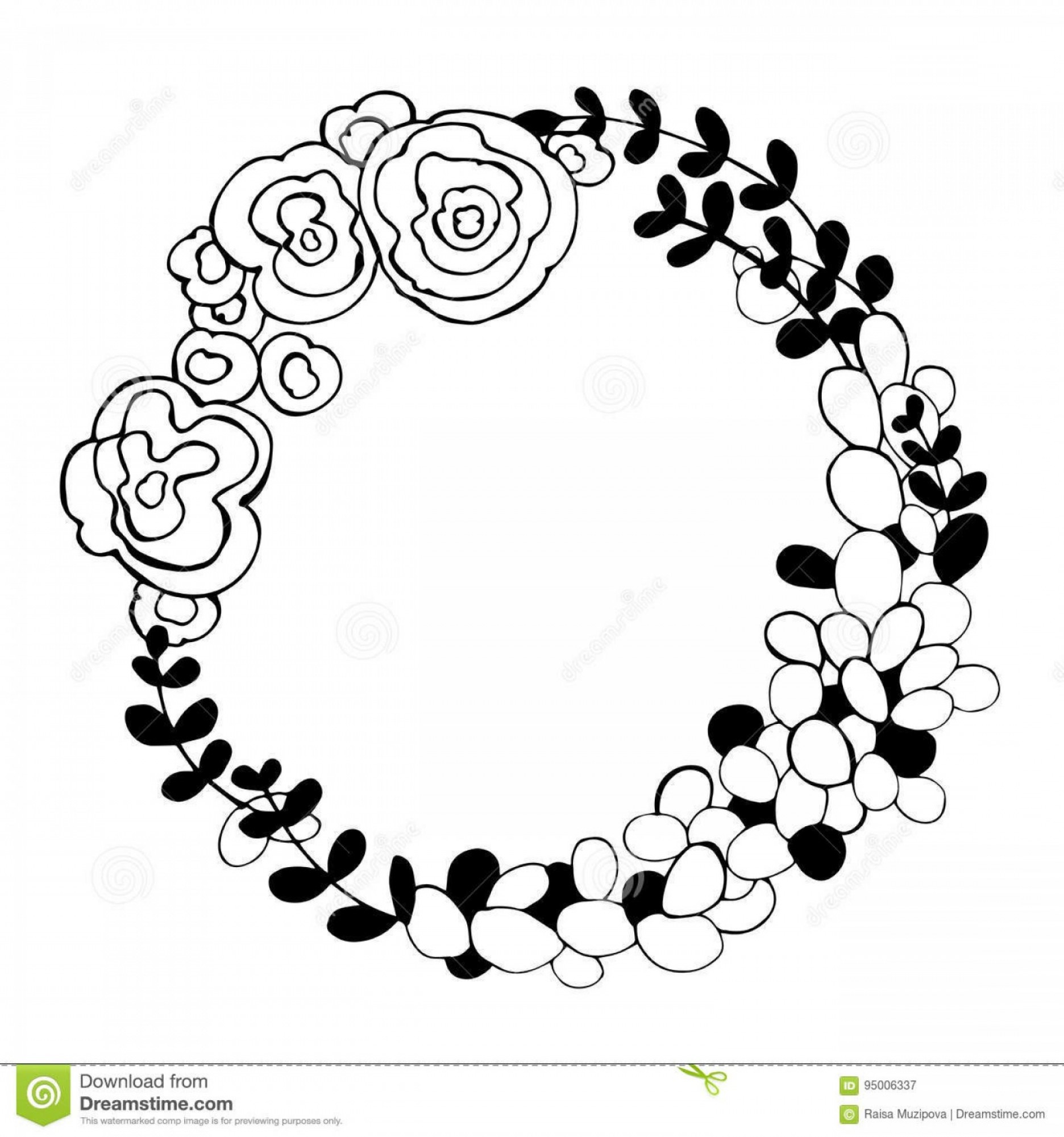 1872x2001 Flower Laurel Wreath Vector Hoodamathrun