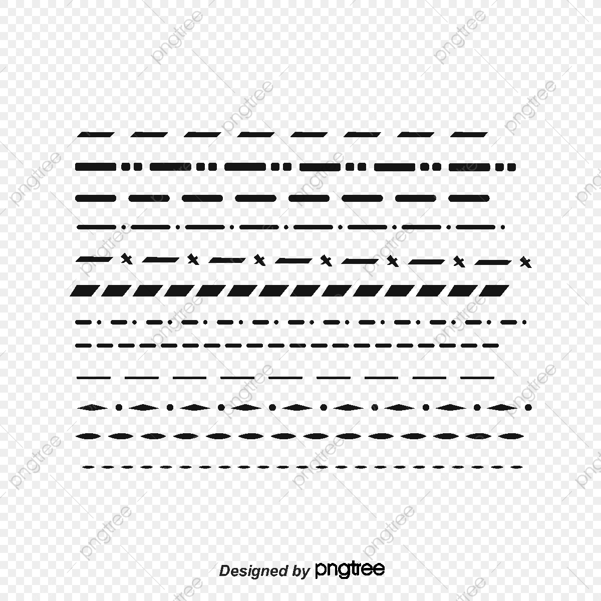 1200x1200 Hand Drawn Dotted Line, Vector Png, Dividing Line, Hand Painted