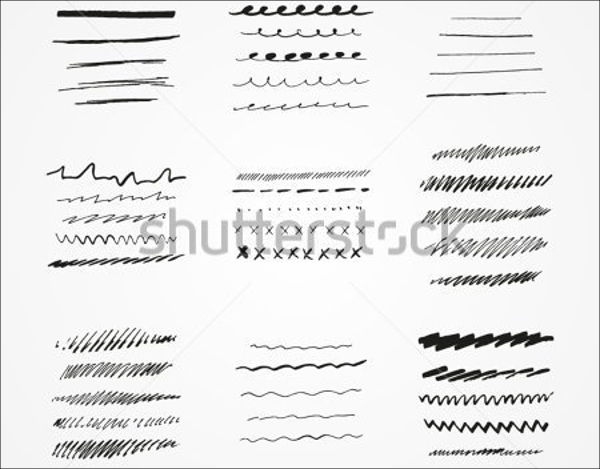 Hand Drawn Lines Vector