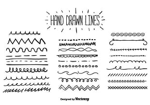 310x217 Hand Drawn Square Set Vector Free Graphics Uihere