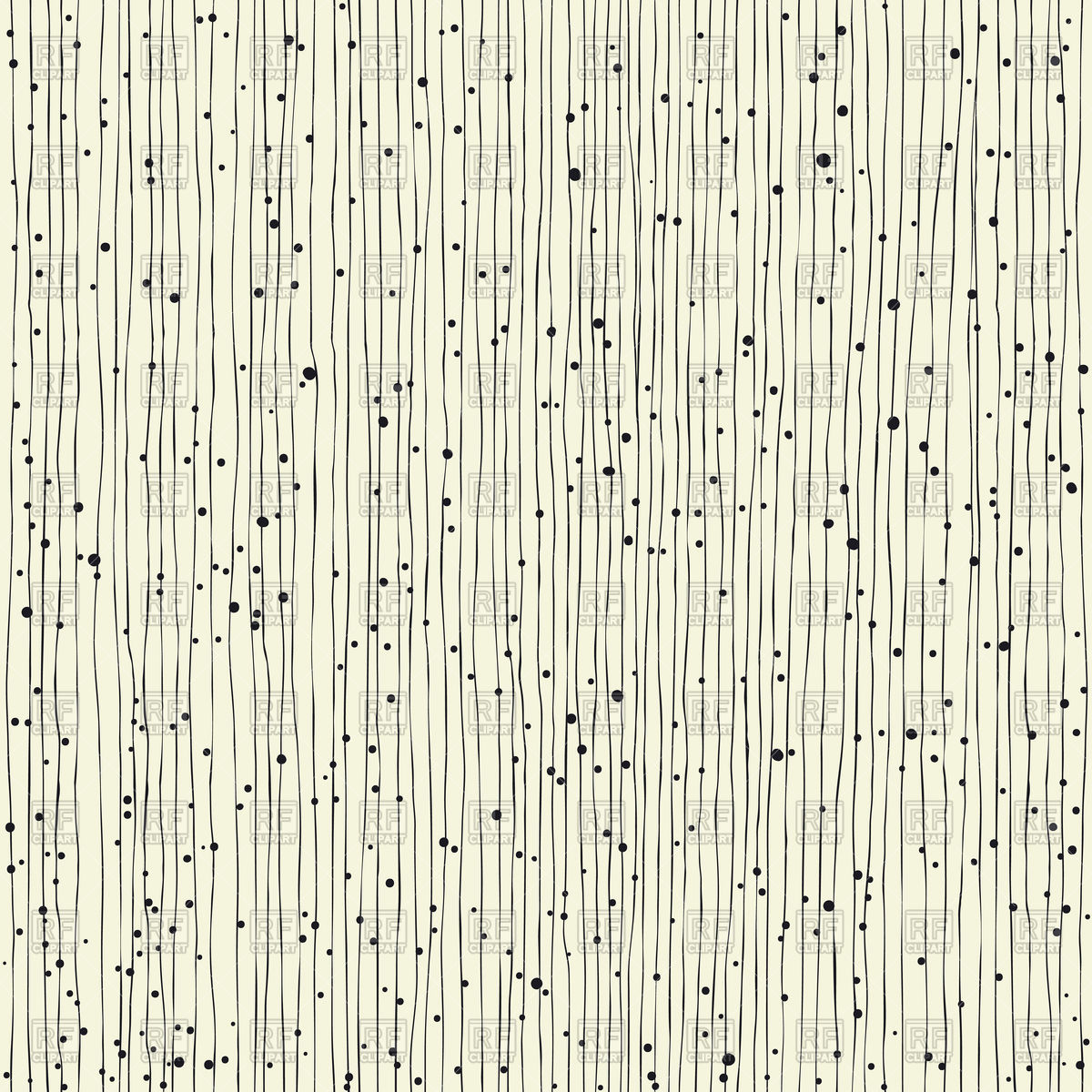 1200x1200 Seamless Hand Drawn Pattern With Dots And Lines Vector Image