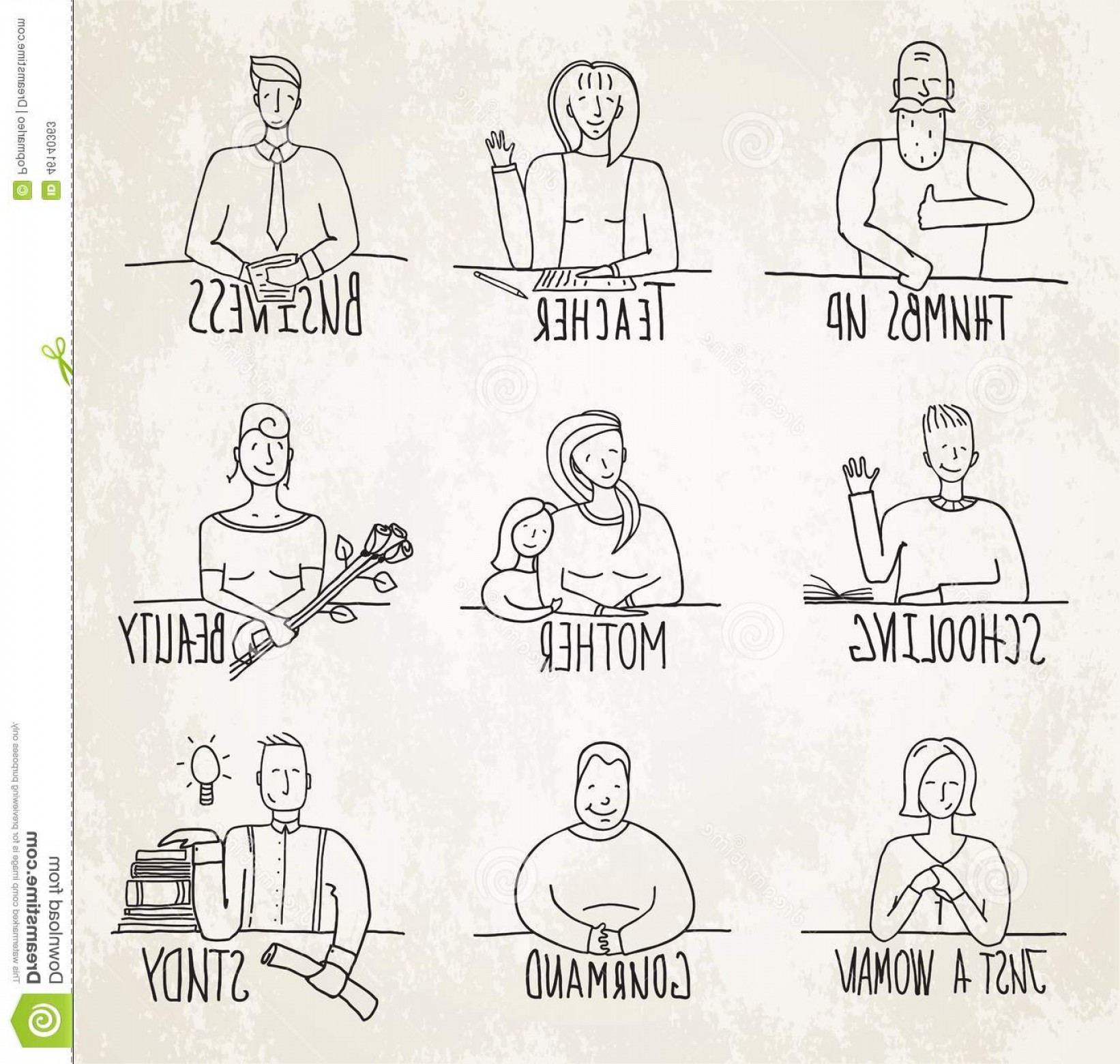 1642x1560 Vector Hand Drawn People Lamaison