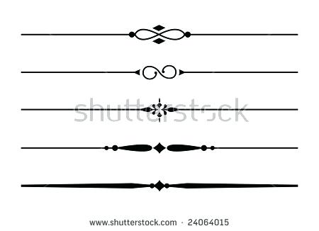450x326 Decorative Lines Vector Hand Drawn Free Border