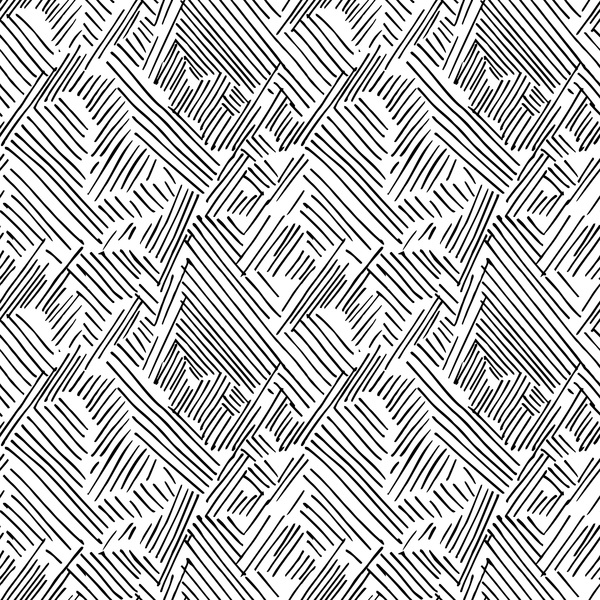 600x600 Hand Drawn Lines Pattern Seamless Black With White Vectors Free