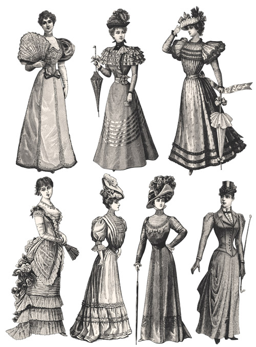 500x676 Hand Drawn People Elements Retro Vector Free Download