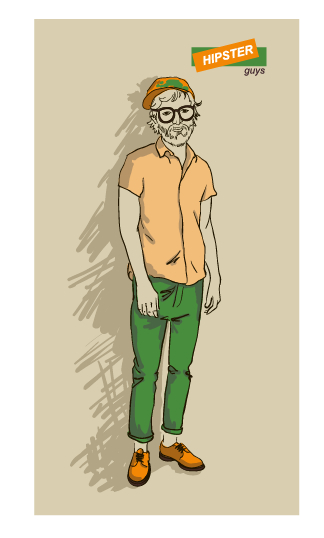 324x538 Hand Drawn People Hipster Elements Vector Set Free Download