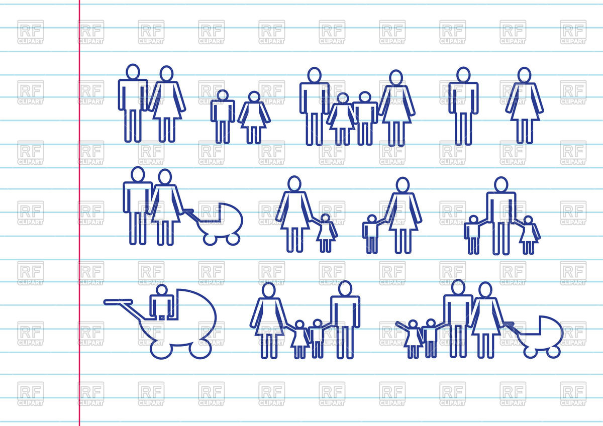1200x848 Pictogram People Hand Drawn Vector Image Of People Tumdee