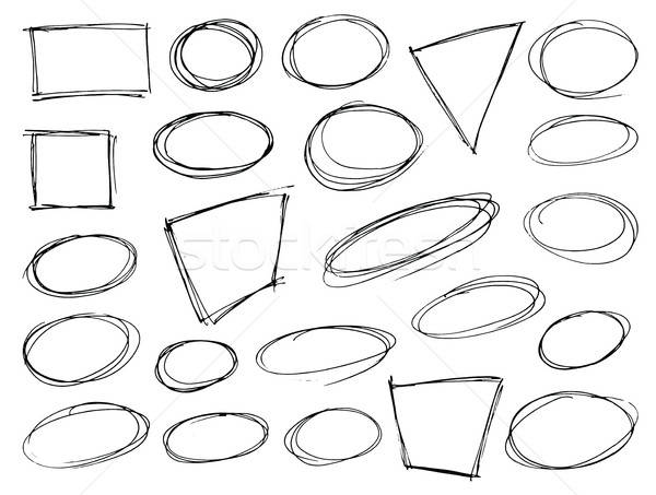 600x453 Hand Drawn Scribble Shapes Vector Illustration Creativika