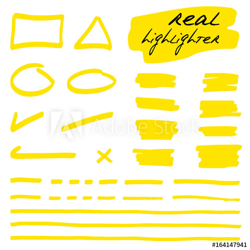 500x500 Hand Drawn Shapes And Lines