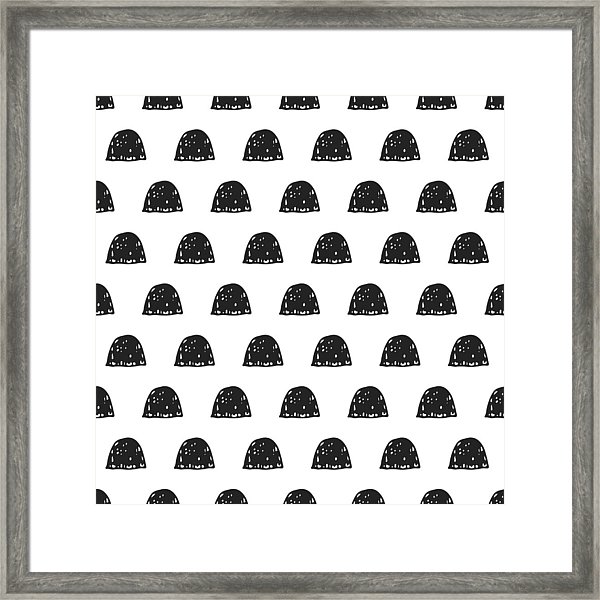 600x600 Unique Hand Drawn Seamless Pattern With Abstract Shapes Vector