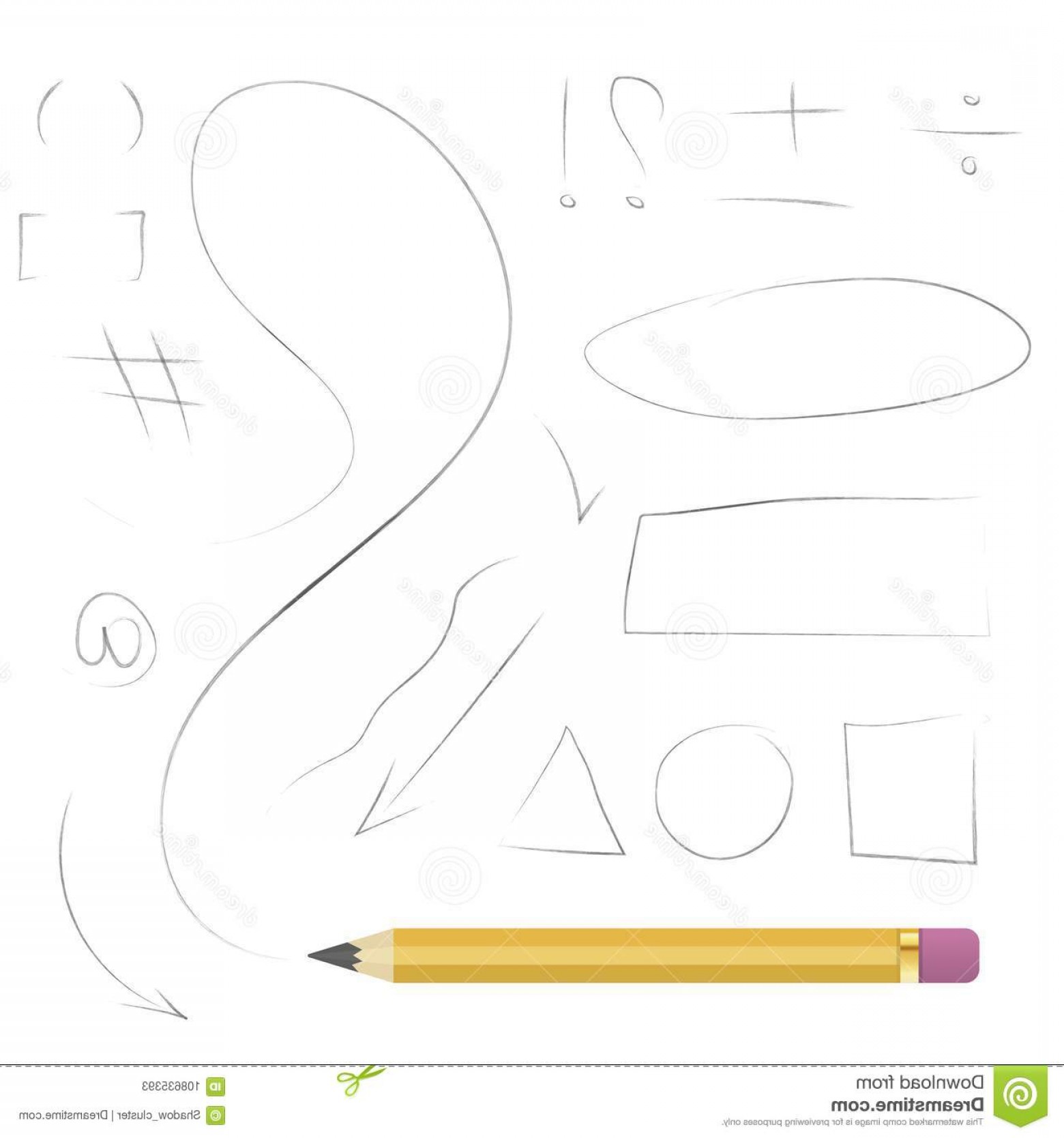 1560x1668 Vector Hand Drawn Pencil Studiogrfx