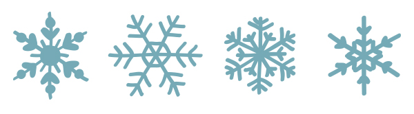 Hand Drawn Snowflake Vector