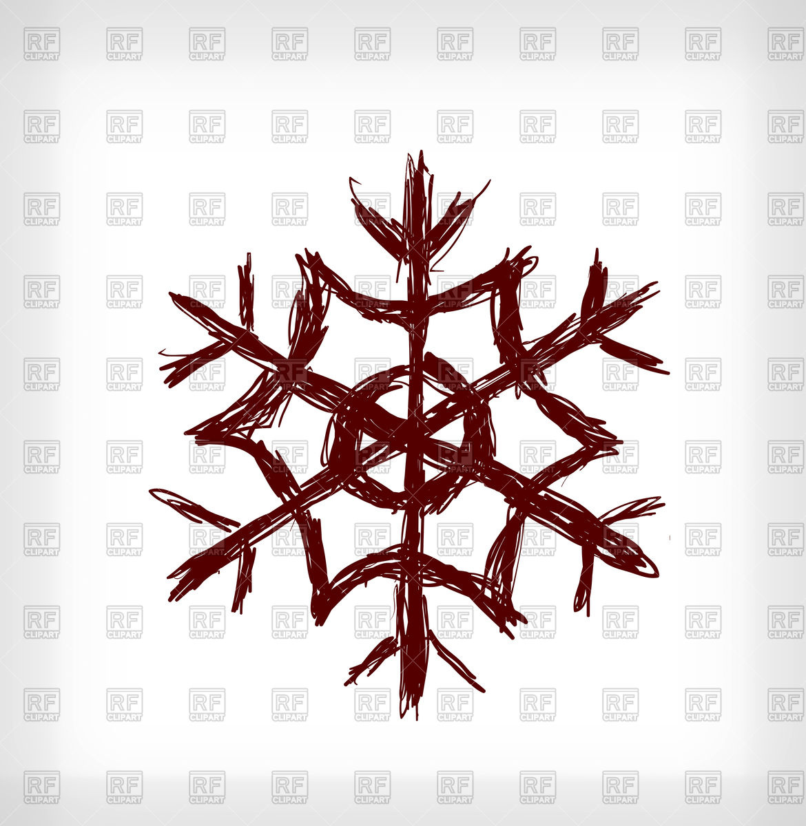 Hand Drawn Snowflake Vector Image Of Design Elements 1170x1200 Hand Drawn Snowflake Vector Image Of Design Elements