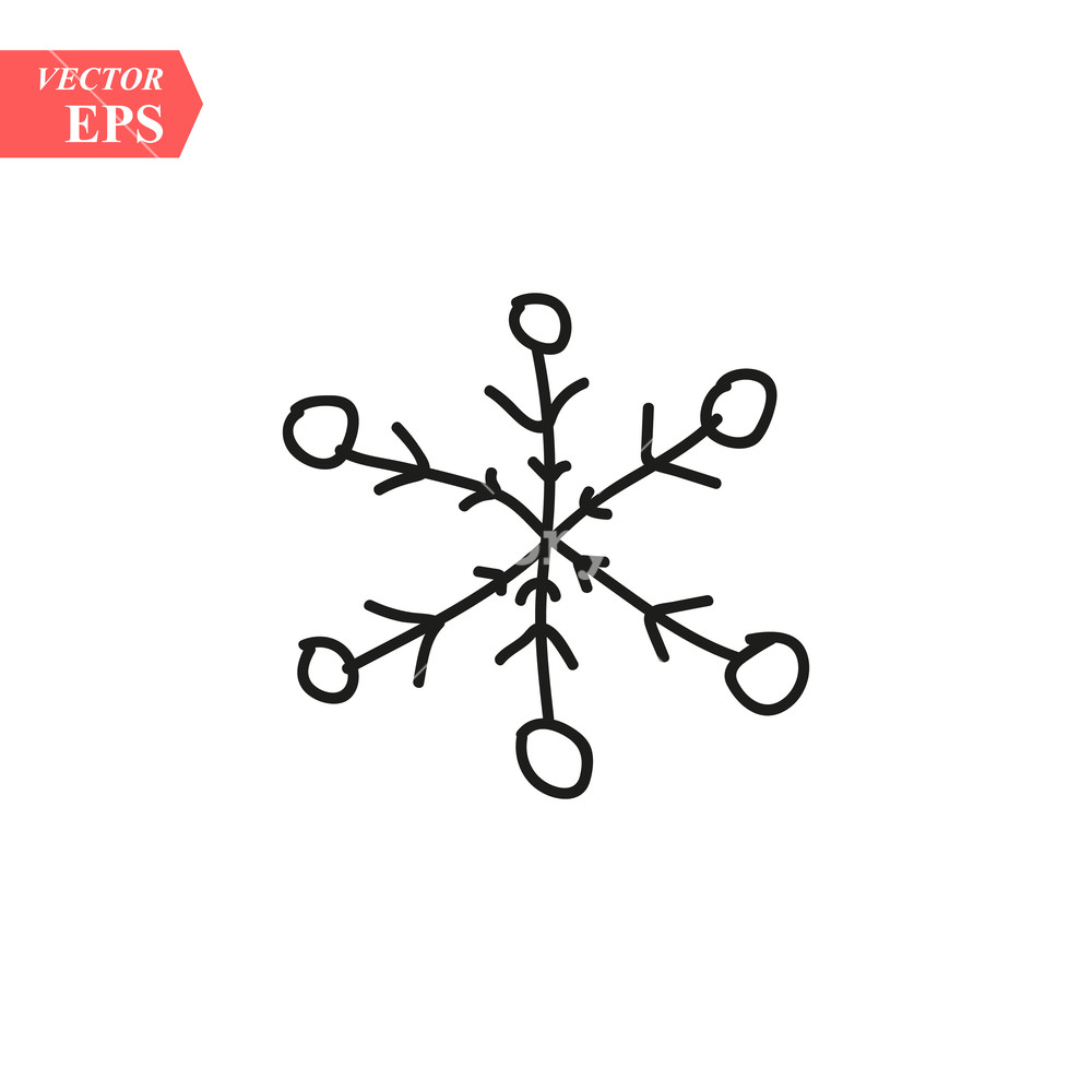 Hand Drawn Snowflake Icons On White Background, Vector 1000x1000 Hand Drawn Snowflake Icons On White Background, Vector