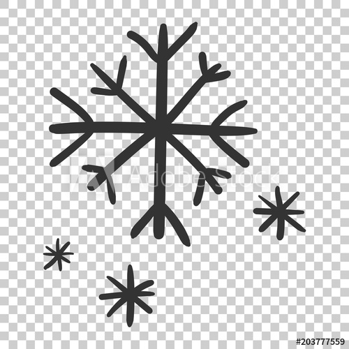 Hand Drawn Snowflake Vector Icon Snow Flake Sketch Doodle 500x500 Hand Drawn Snowflake Vector Icon Snow Flake Sketch Doodle