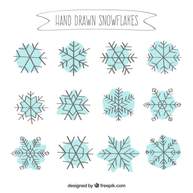 Hand Drawn Snowflakes Collection Vector Free Download 626x626 Hand Drawn Snowflakes Collection Vector Free Download