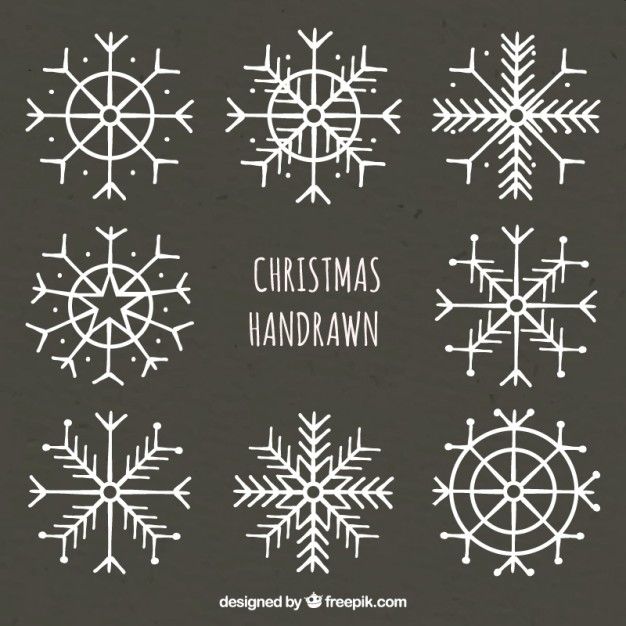 Hand Drawn Snowflakes On Blackboard Free Vector Occasions 626x626 Hand Drawn Snowflakes On Blackboard Free Vector Occasions