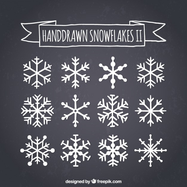 Hand Drawn Snowflakes On Blackboard Vector Free Download 626x626 Hand Drawn Snowflakes On Blackboard Vector Free Download