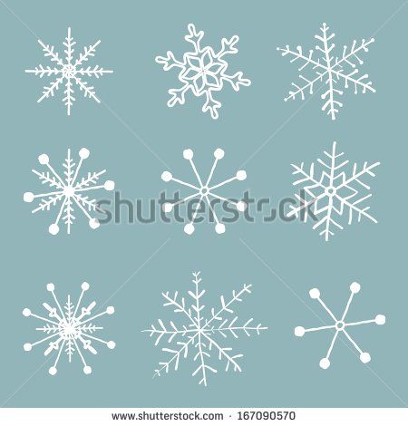 Vector Set Of Simple Hand Drawn Snowflakes Craft Ideas How 450x470 Vector Set Of Simple Hand Drawn Snowflakes Craft Ideas How