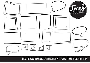 310x217 Hand Drawn Frame Vectors And Speech Bubble Vectors