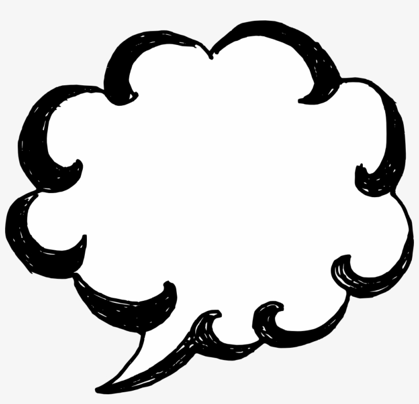 820x791 Hand Drawn Comic Speech Bubbles Vector