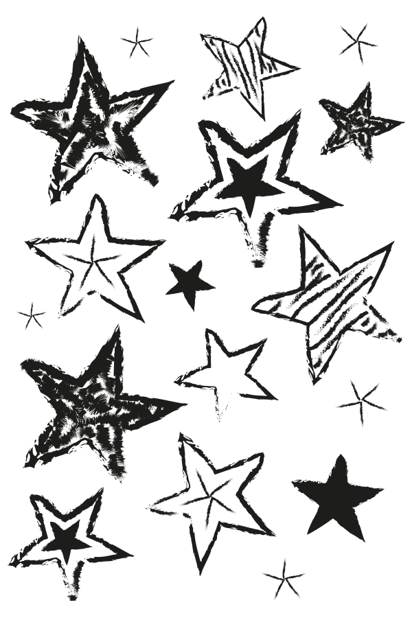 Hand Drawn Star Vector At Collection Of Hand Drawn Star Vector Free For 1554