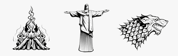 600x190 Hand Drawn Vector Illustrations