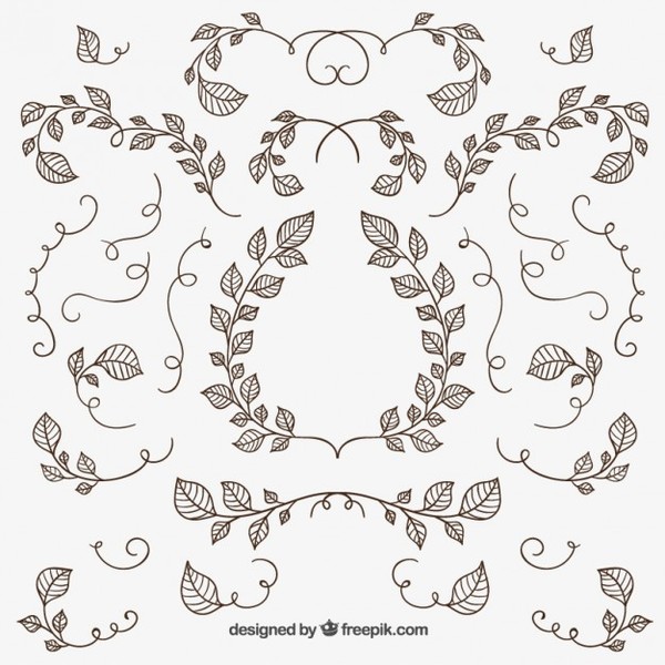 Isolated Hand Drawn Ornaments Free Vectors Free Vectors Ui 600x600 Isolated Hand Drawn Ornaments Free Vectors Free Vectors Ui