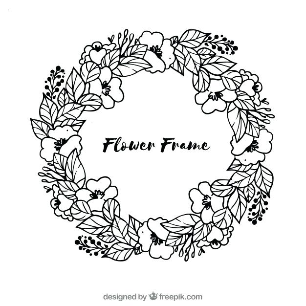 626x626 How To Draw A Wreath