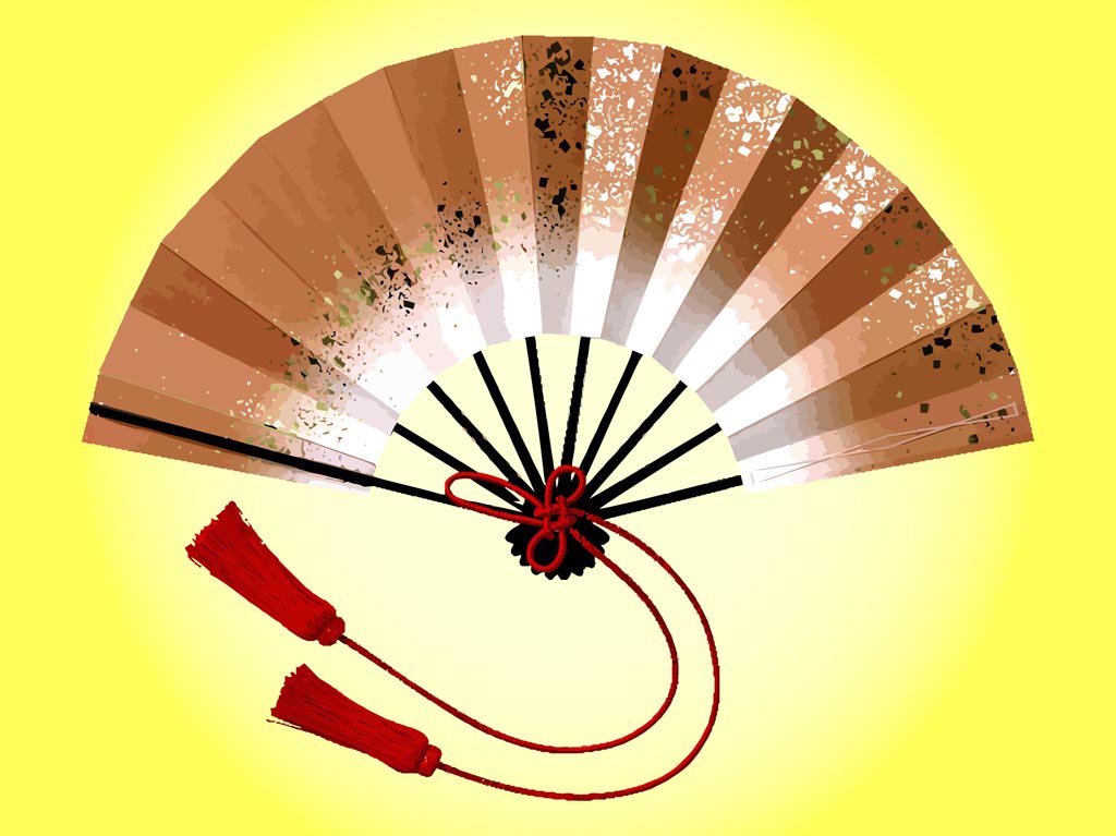 1024x767 Hand Fan Vector Art Graphics