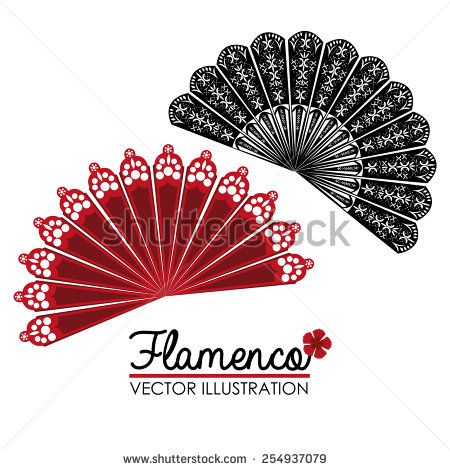 450x470 Spanish Fans Vector