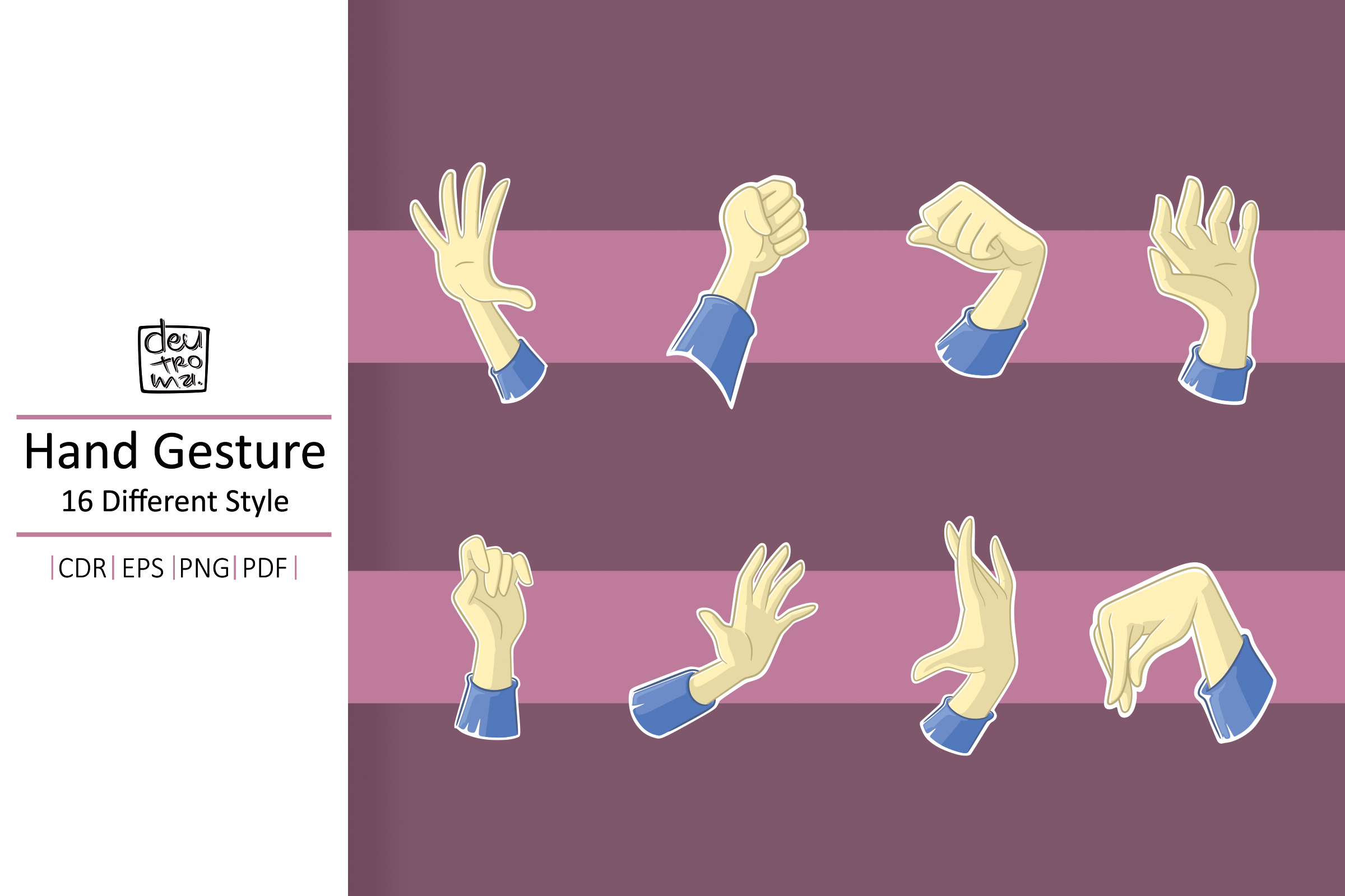 2400x1600 Cartoon Hand Gesture Vector