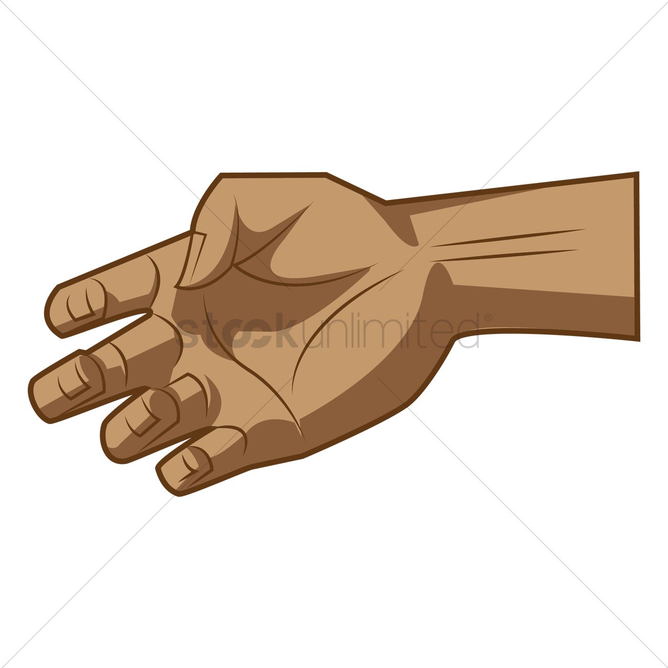 1300x1300 Grab Hand Vector Image