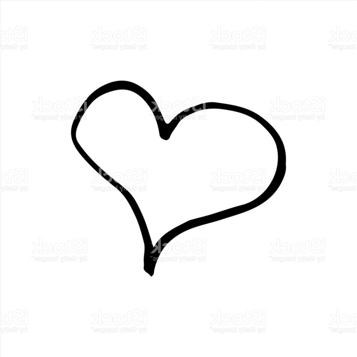 1228x1228 Hand Drawn Heart Vector Illustration Gm Createmepink