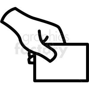 300x300 Hand Holding Card Vector Icon Clipart Royalty Free Gif, Png