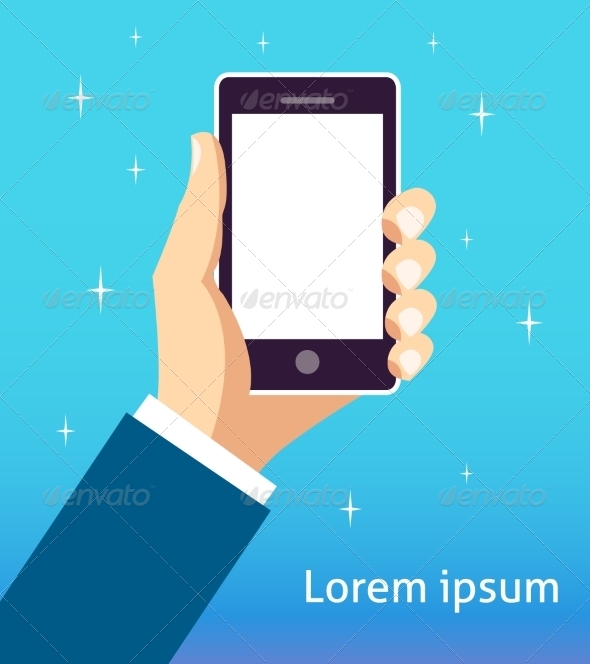 590x664 On Hold Phone Vectors From Graphicriver