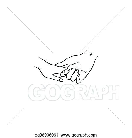 450x470 Drawing Holding Hands Club