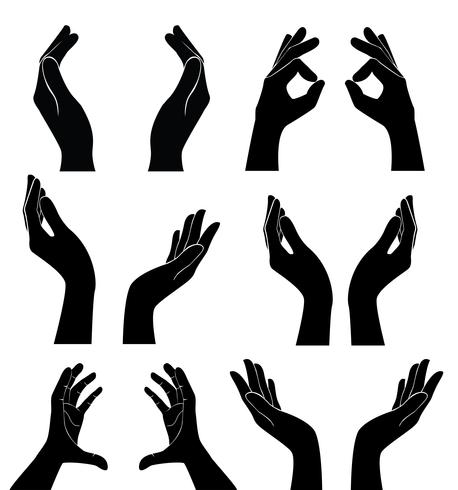 458x490 Free Hands Holding Vector
