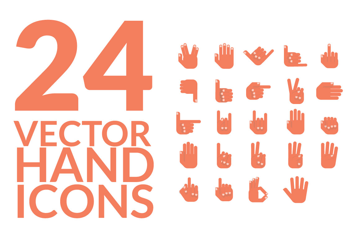 1160x772 Hand Icon Vector
