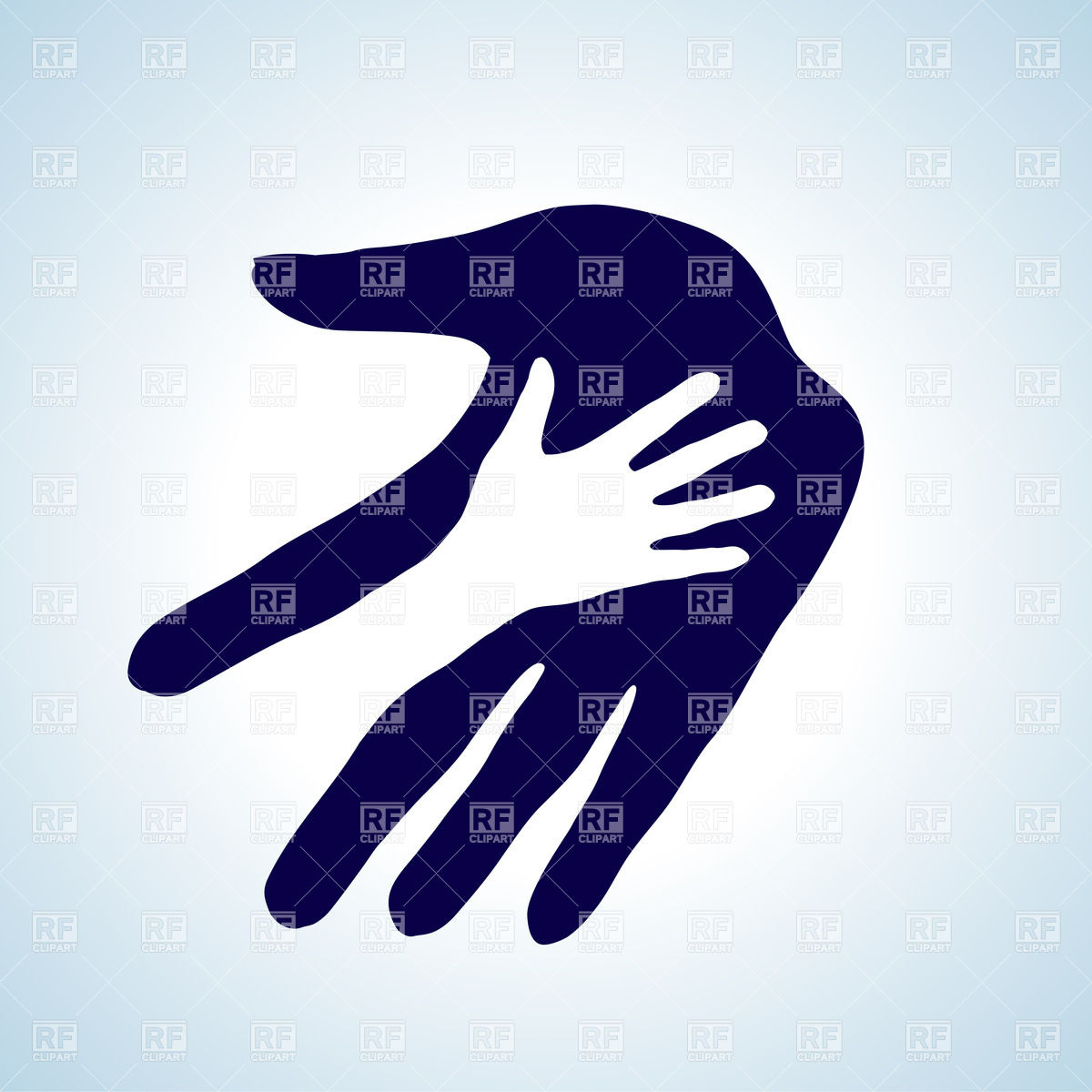 1200x1200 Child's Hand In Parent's Hand Icon Vector Image Of People Dvarg